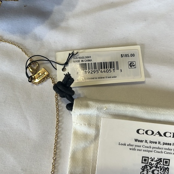 Coach Retro Charm Necklace Semi Precious - Picture 7 of 7
